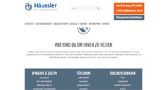Desktop Screenshot of haeussler-ulm.de